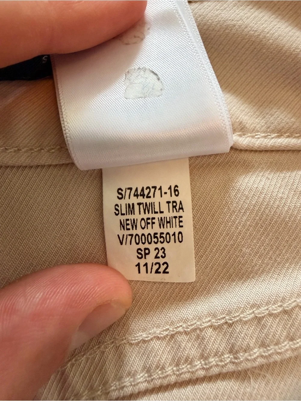 Banana Republic Men’s Traveler Pant Slim - Olive & Off White